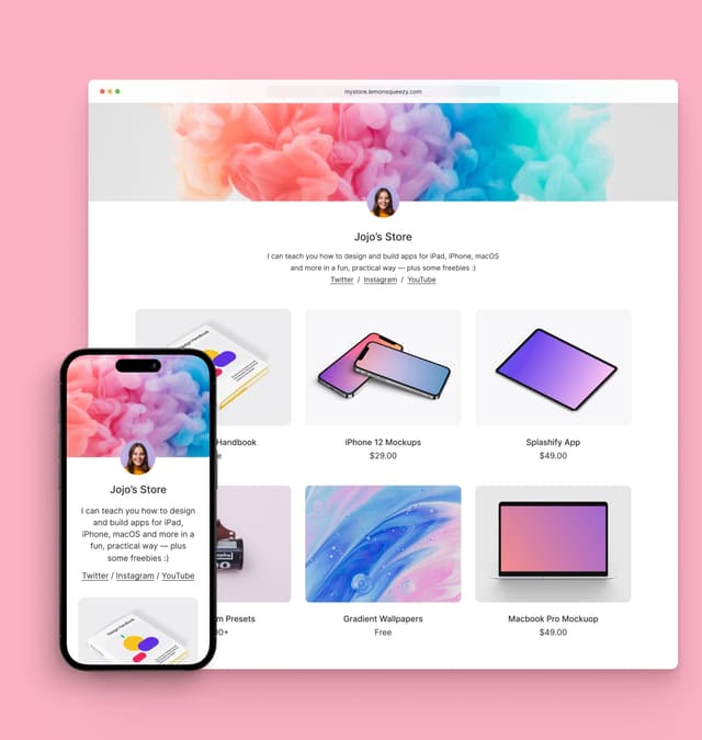 Product view