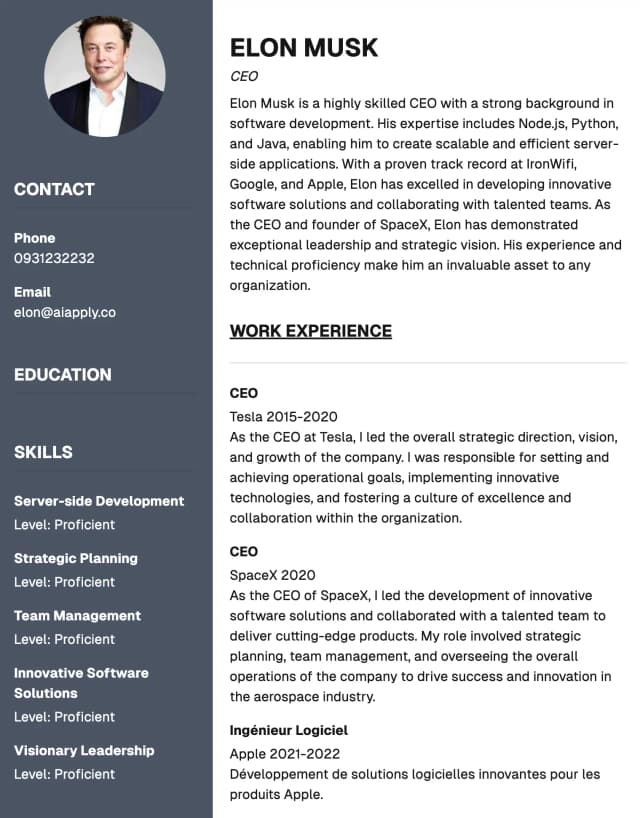 Product view