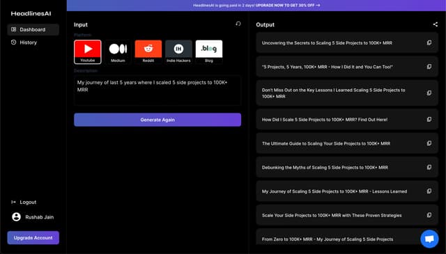 Product view